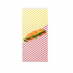 Sandwichzak Sandwichdesign, 12x(2x4,1)x32/34 cm, Luxpack Bianca 40 gr. + paraffine
